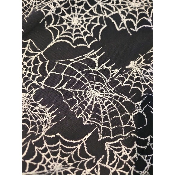 Burt’s Bees Organic Adult Pajama Pants Large Black With Spider Web (A100) - Picture 8 of 8